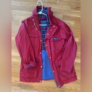Red Penfield Raincoat